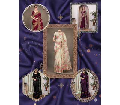 Embroidered Sarees Embroidered Sarees